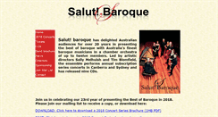 Desktop Screenshot of baroque.com.au